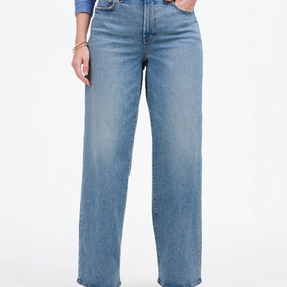 Madewell Denim - Madewell high-waisted  wide leg jeans